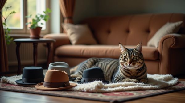 Habillez votre chat : lequel choisir parmi les chapeaux ?