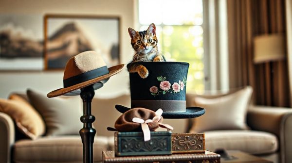 Top 5 chapeaux tendances pour sublimer votre chat